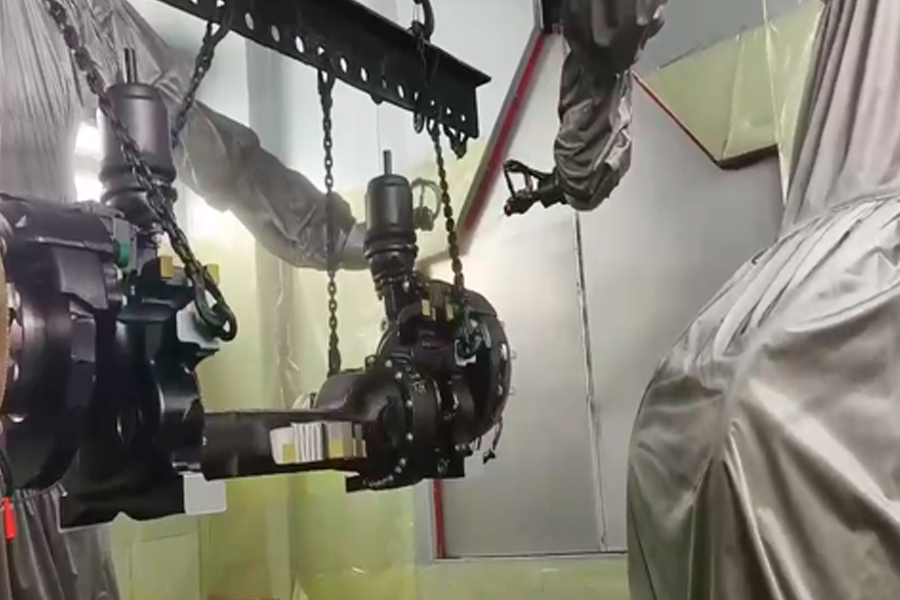  Spray Coating Production Line Video